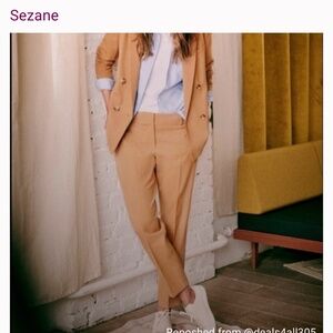 Sézane Gustavo Trouser, size 6, camel